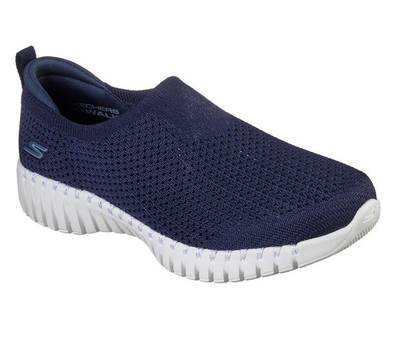 Skechers Dam Marinblå Slip On - Gowalk Smart - Keen - Sverige (YFOUW-7261)
